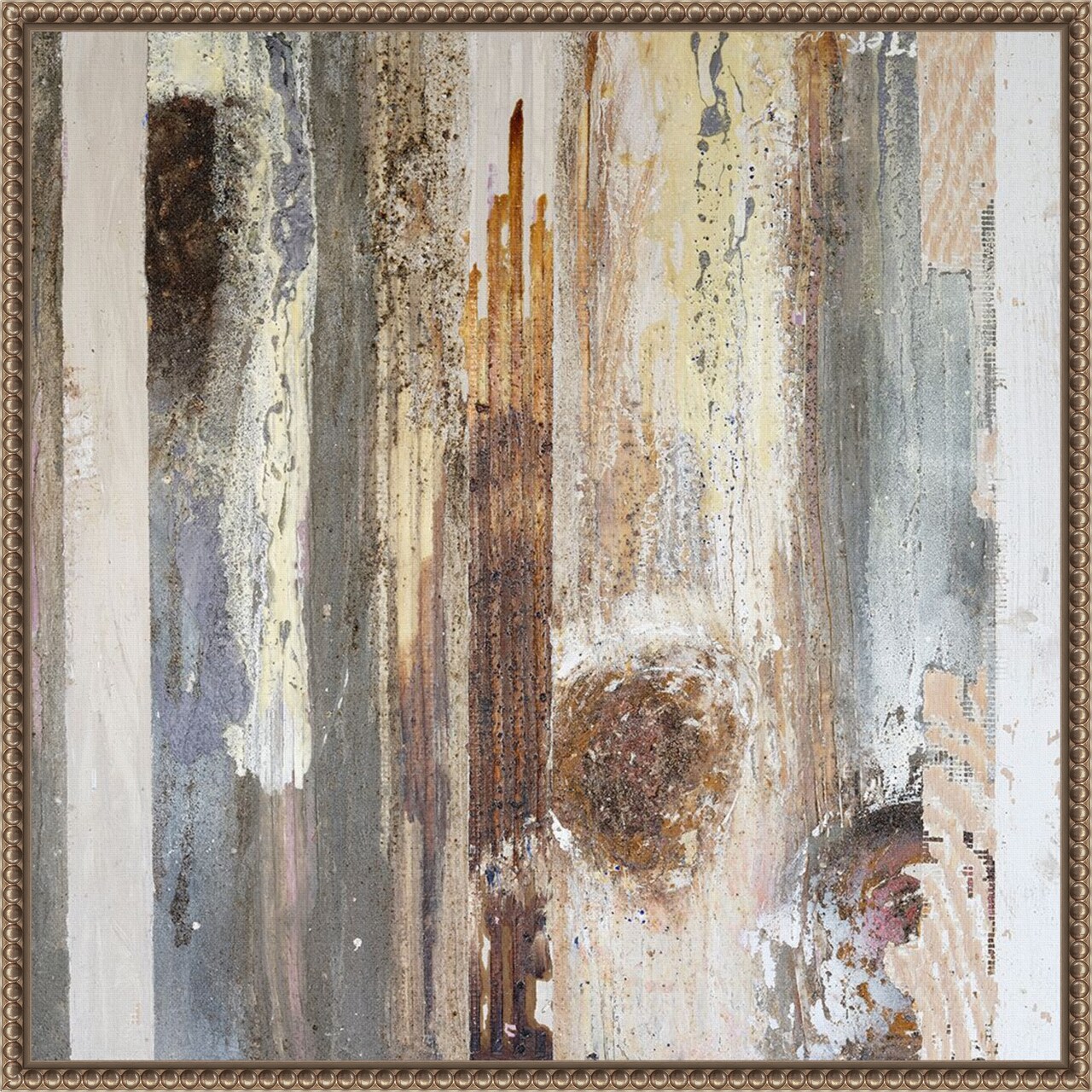 Textured Grain V by Erin McGee Ferrell Framed Canvas Wall Art
